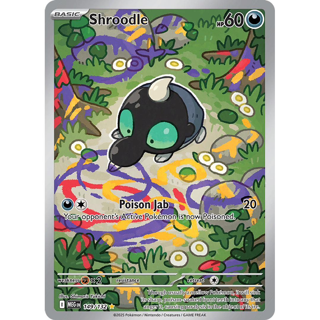 Shroodle 149/132 - ME01 Mega Evolution Illustration Rare (NM) 1