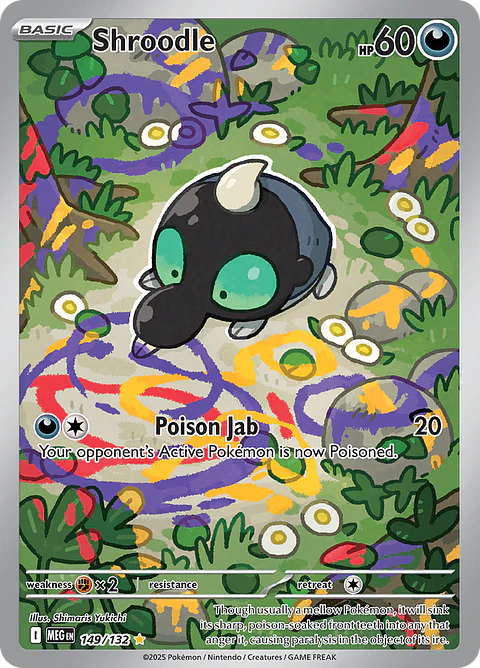Shroodle 149/132 - ME01 Mega Evolution Illustration Rare (NM)