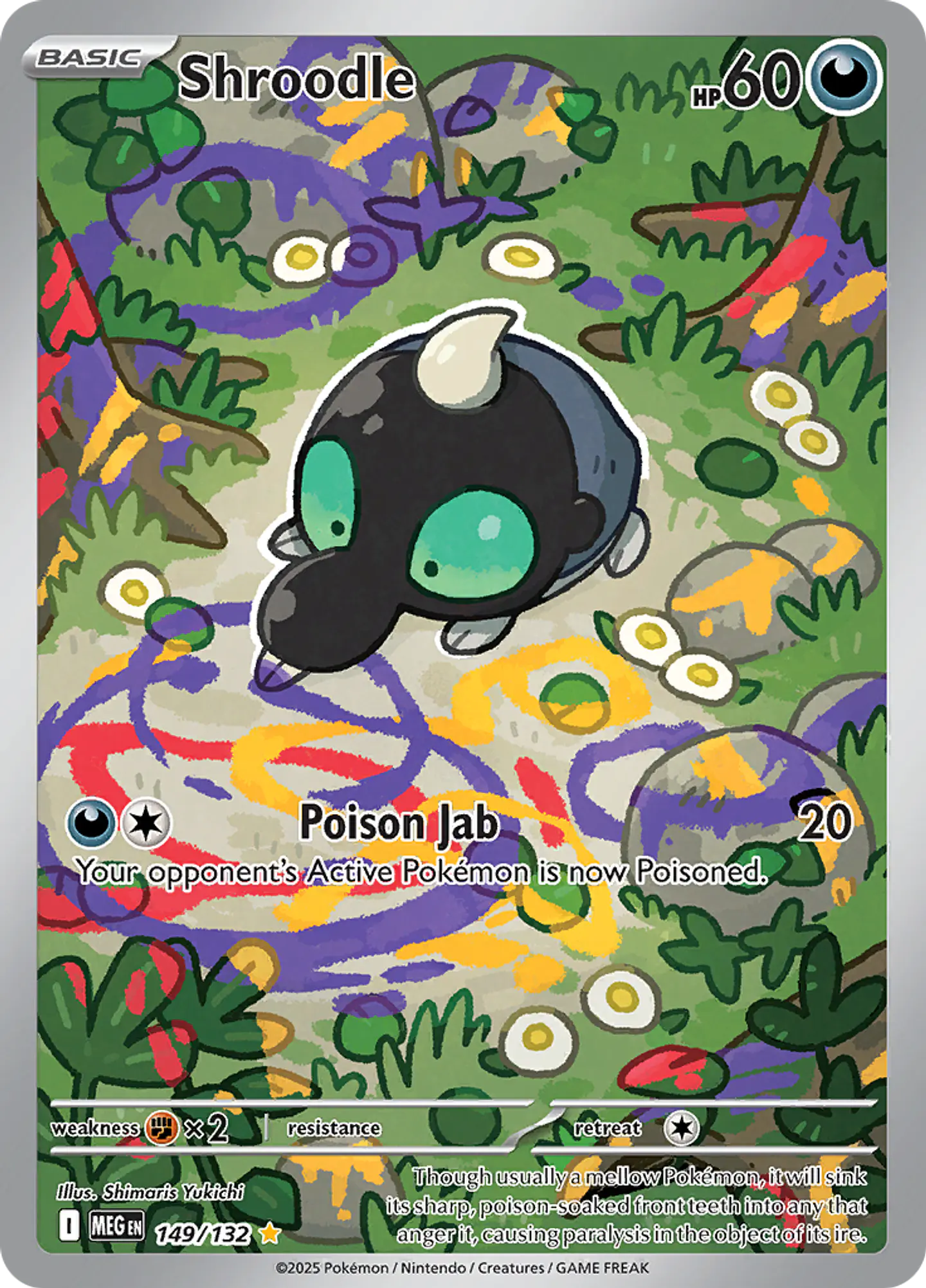 Shroodle 149/132 - ME01 Mega Evolution Illustration Rare (NM) 1