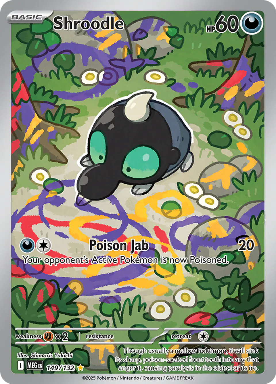 Shroodle 149/132 - ME01 Mega Evolution Illustration Rare (NM) 1