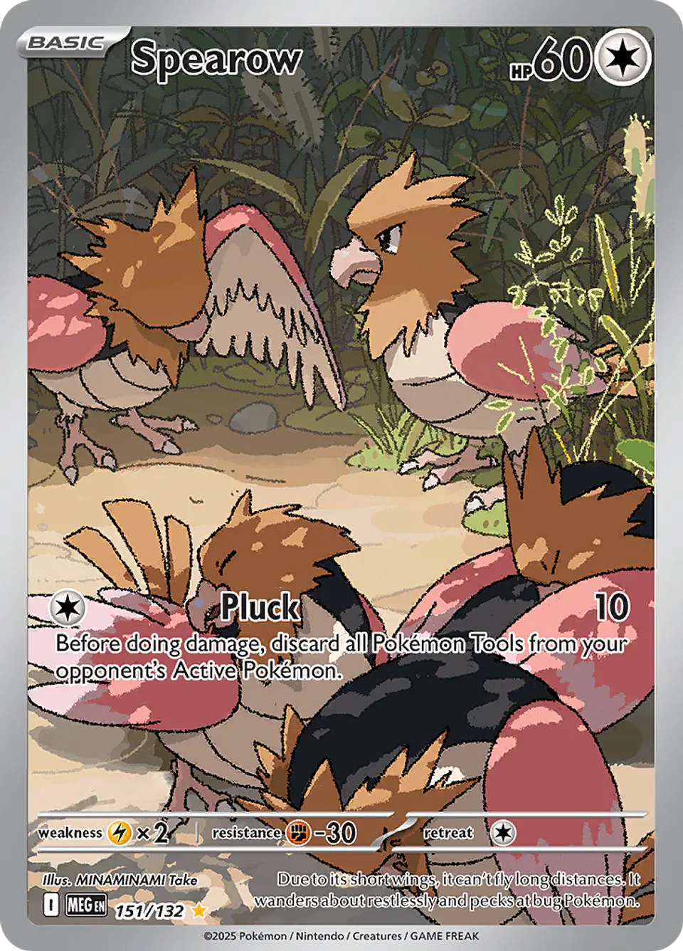 Spearow 151/132 - ME01 Mega Evolution Illustration Rare (NM) 1