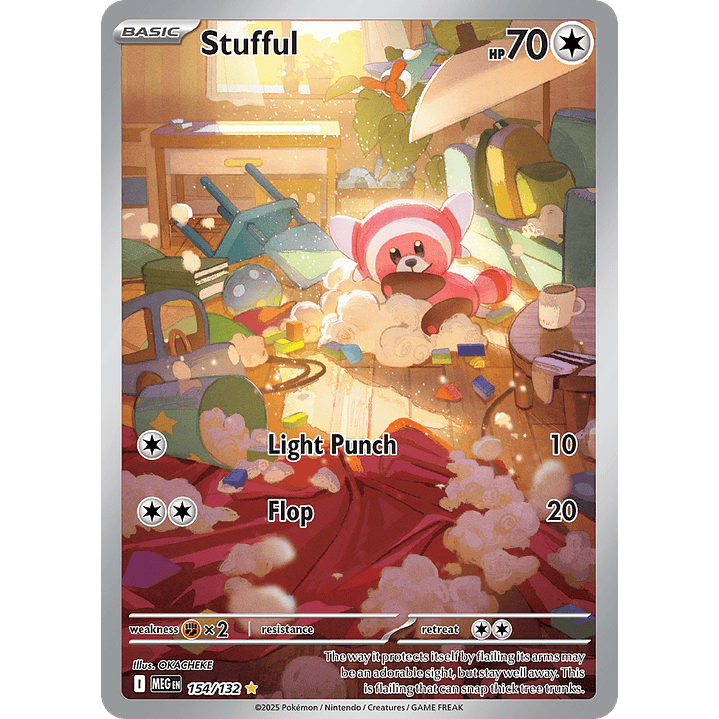 Stufful 154/132 - ME01 Mega Evolution Illustration Rare (NM) 1