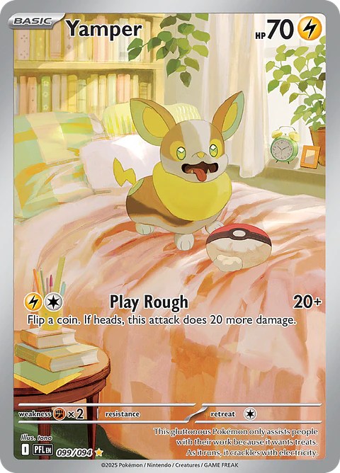 Yamper 099/094 - ME02 Phantasmal Flames Illustration Rare (NM)