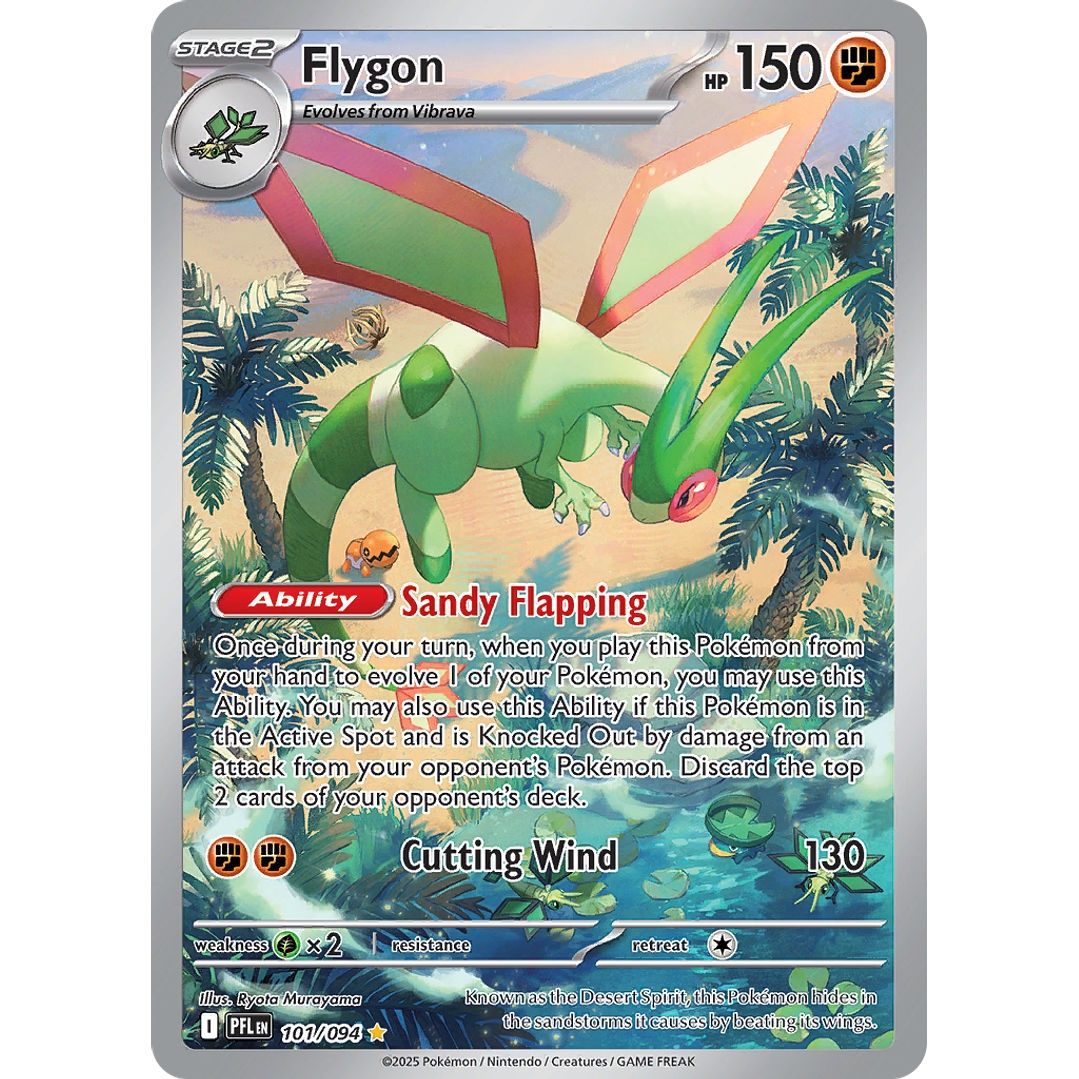 Flygon 101/094 - ME02 Phantasmal Flames Illustration Rare (NM) 1
