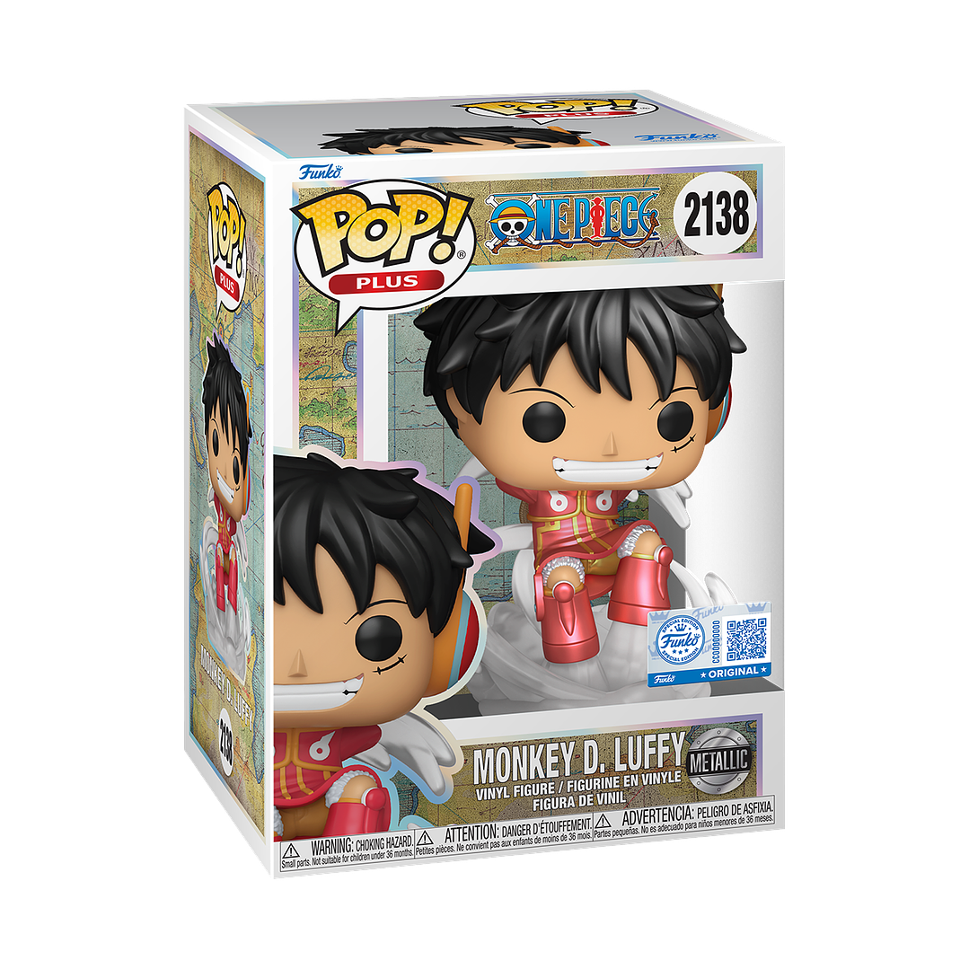 Luffy (Egghead Arc) #2166 - POP! Plus Metallic One Piece  2