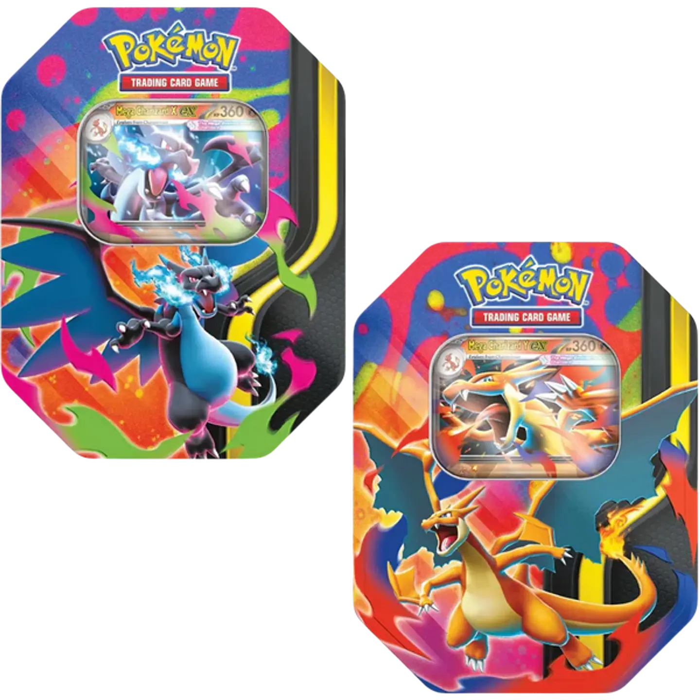 Mega Charizard X&Y Collector's Tin (4 Boosters) 1