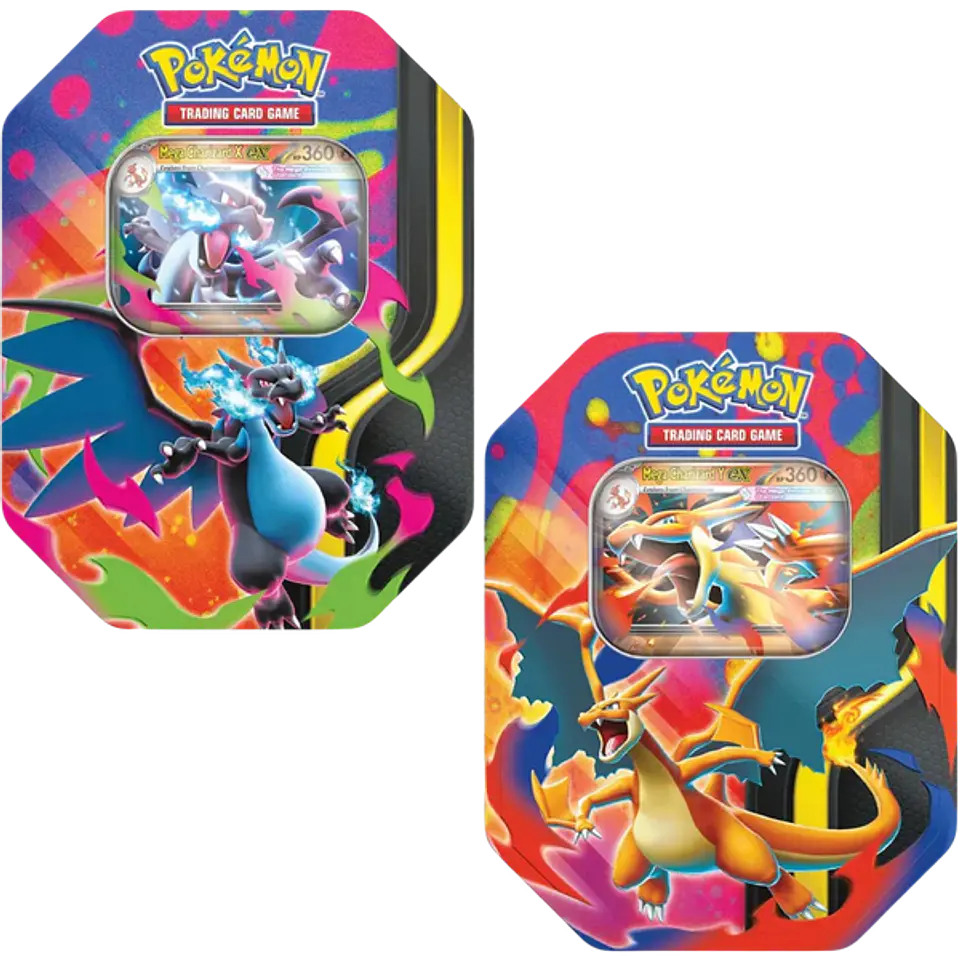 Mega Charizard X&Y Collector's Tin (4 Boosters) 1