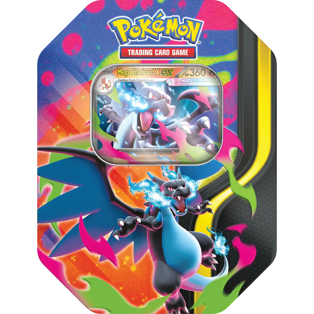 Mega Charizard X&Y Collector's Tin (4 Boosters) 2