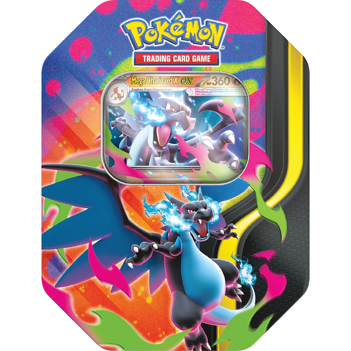 Mega Charizard X&Y Collector's Tin (4 Boosters) 2