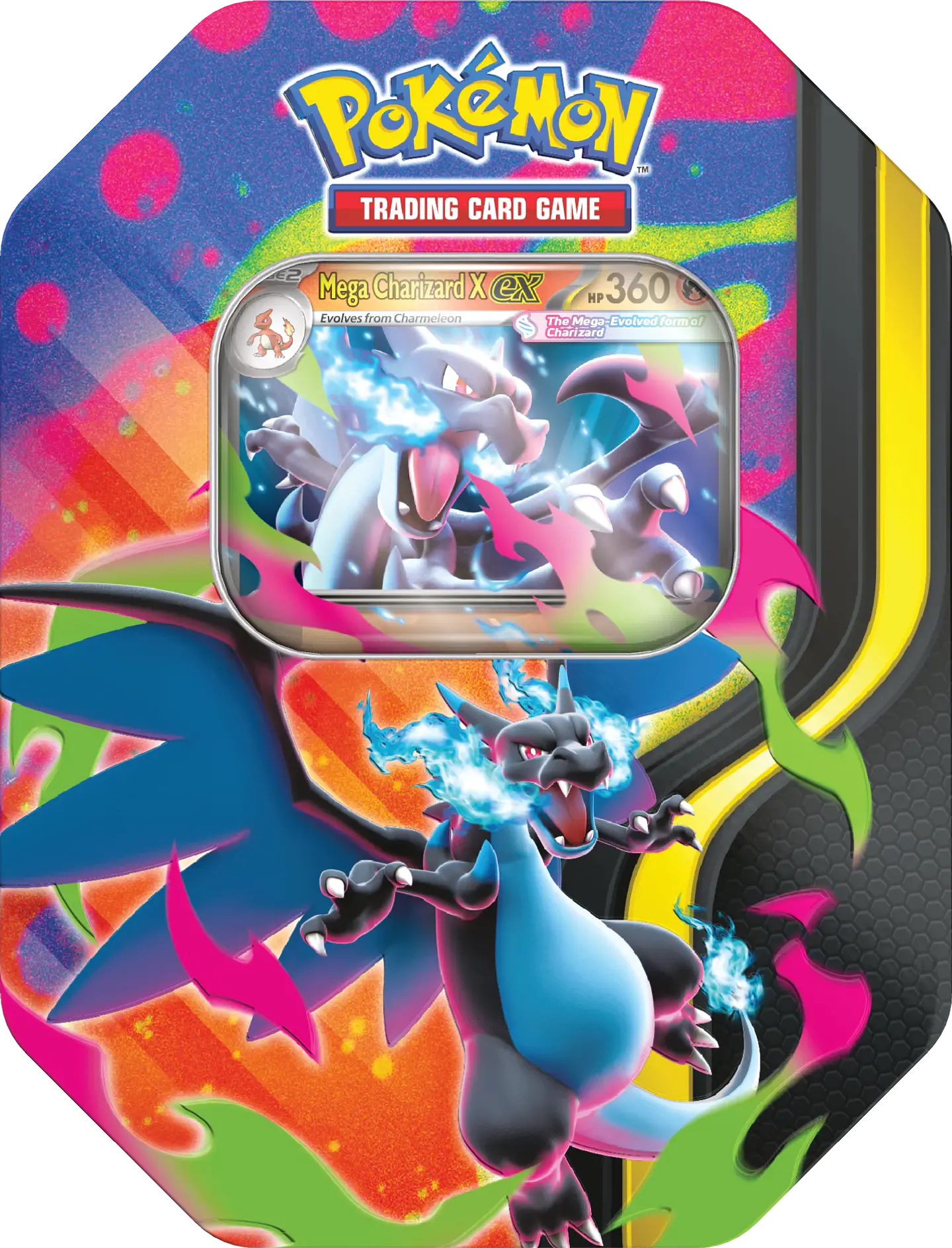 Mega Charizard X&Y Collector's Tin (4 Boosters) 2