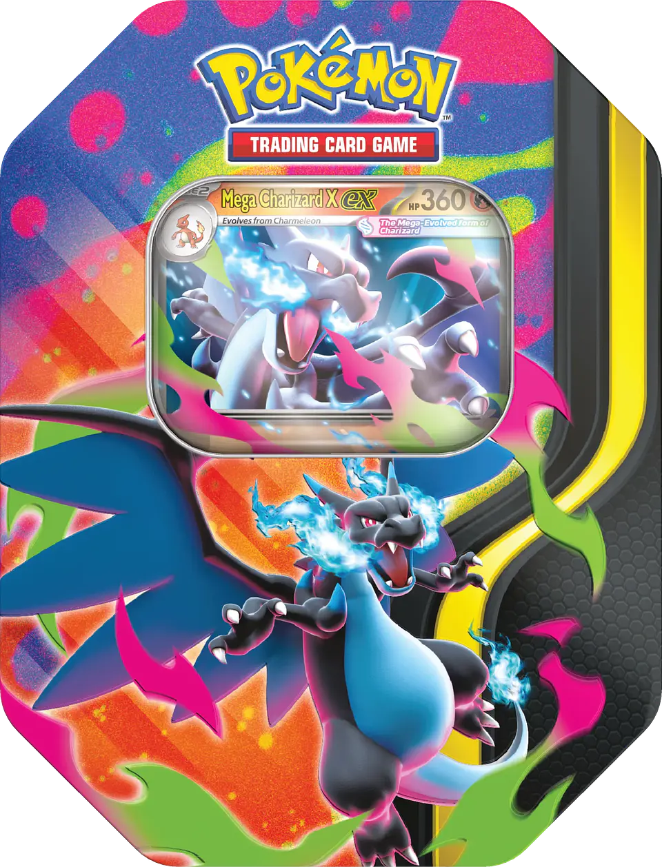 Mega Charizard X&Y Collector's Tin (4 Boosters) 2