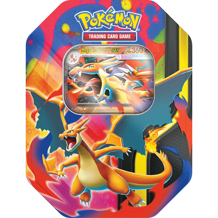 Mega Charizard X&Y Collector's Tin (4 Boosters) 3