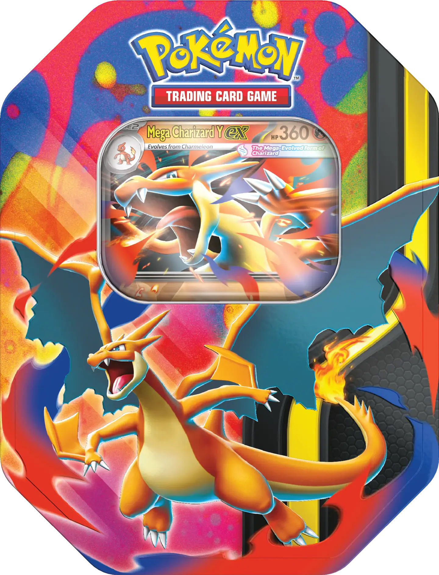 Mega Charizard X&Y Collector's Tin (4 Boosters) 3
