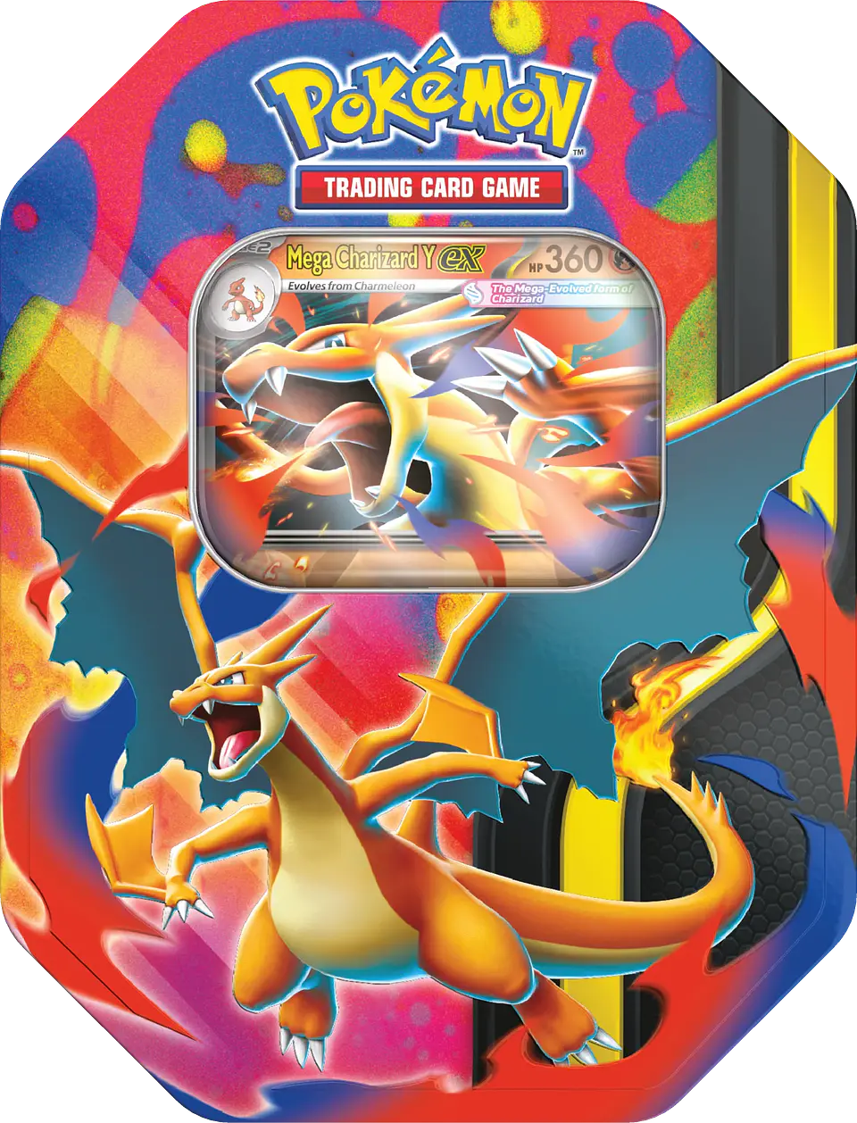 Mega Charizard X&Y Collector's Tin (4 Boosters) 3