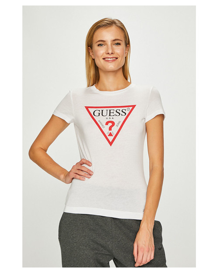T-shirt Logo Triângulo - Guess