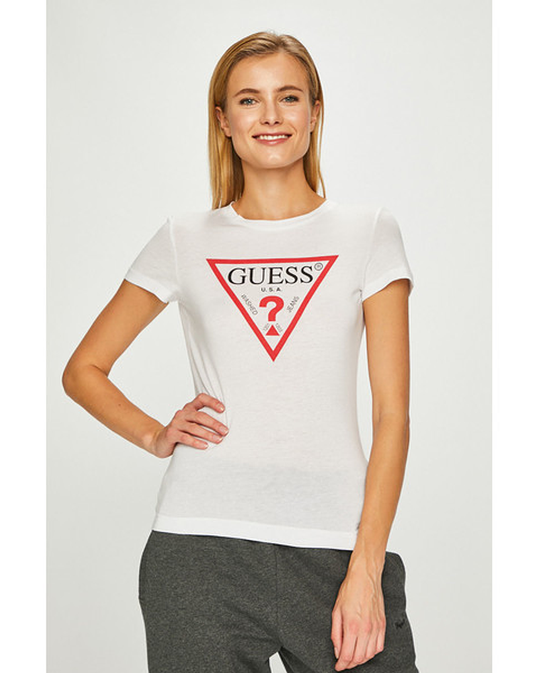 T-shirt Logo Triângulo - Guess