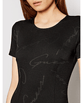 Vestido Justo com Lettering - Guess