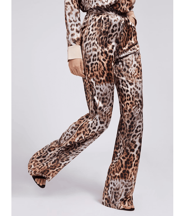 Calças Pantalonas Animal Print - Guess Marciano