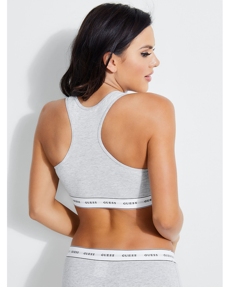 Sutiã / Top Desportivo Bralette Carrie Cinza - Guess