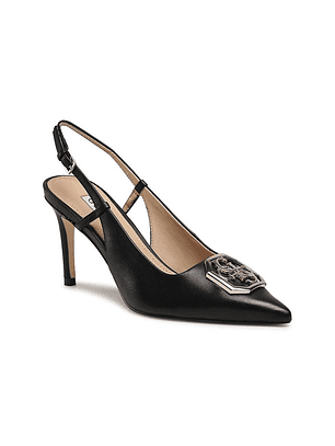 Stiletto Aberto Atrás Preto - Guess
