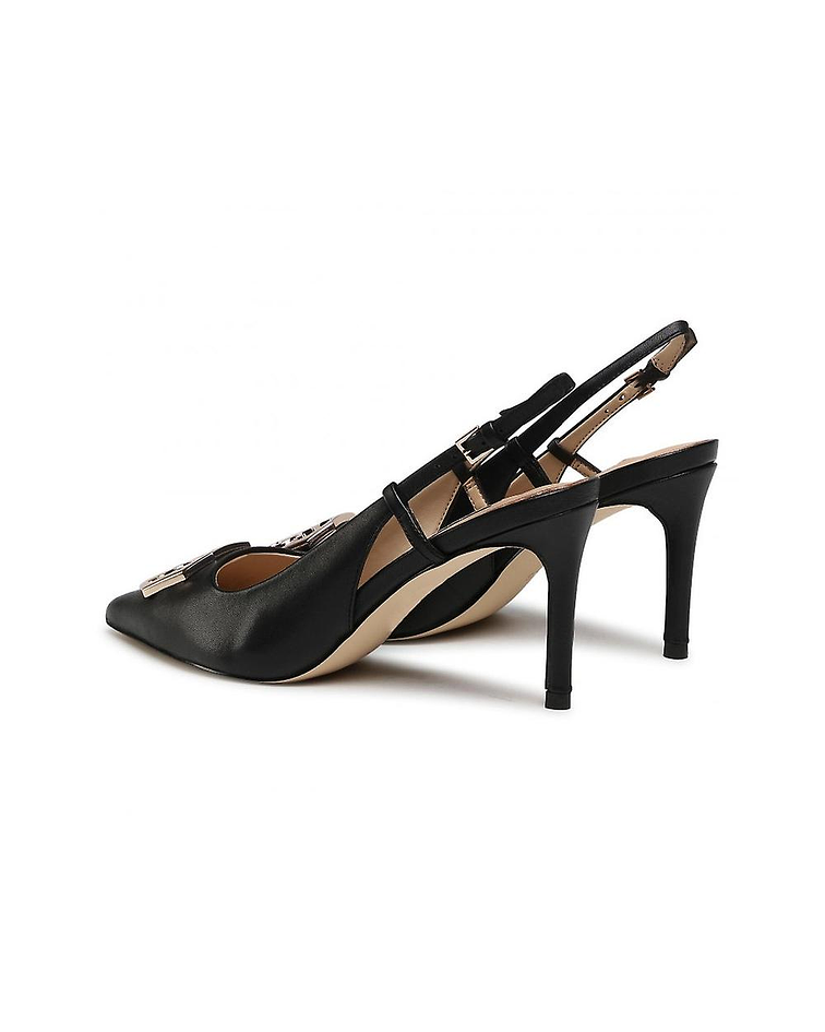 Stiletto Aberto Atrás Preto - Guess