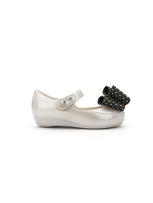 Sapato Criança com Laço Sweet VII Branco - Mini Melissa