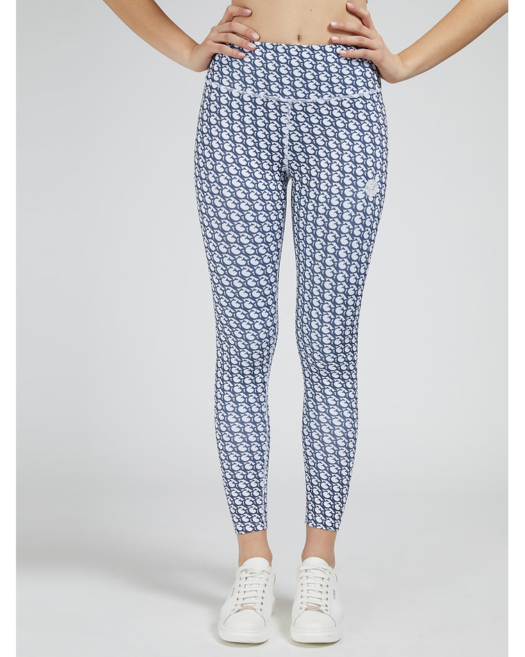 Leggings Logomania Caitlin Azul Escuro - Guess