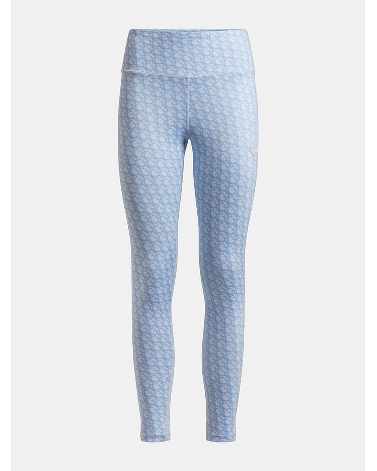 Leggings Logomania Caitlin Azul Claro - Guess