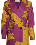 Blazer Comprido Floral Purple Peony - SAHOCO