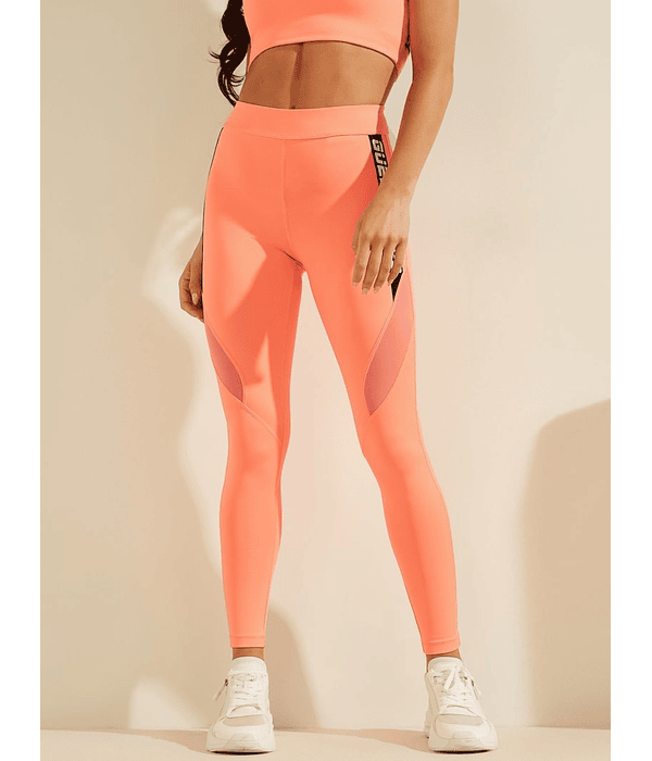 Leggings Angelica Coral Neon - Guess