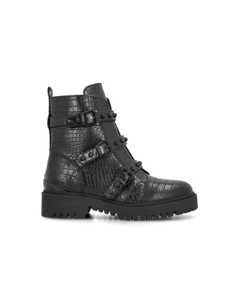 Bota com Fivelas em Croco Ocea - Guess