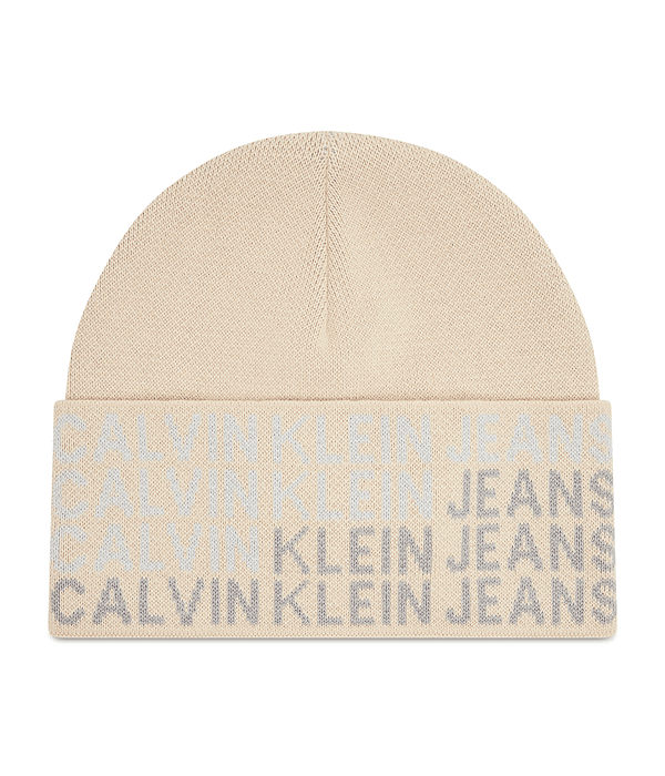 Gorro Bege Logo - Calvin Klein 