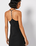 Vestido de Alças com Triângulo Preto - Guess