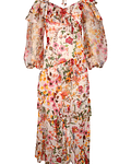 Vestido comprido floral - SAHOCO 