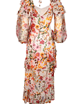 Vestido comprido floral - SAHOCO 