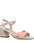 Sandália de Brilho Multicolor Argeo - Menbur