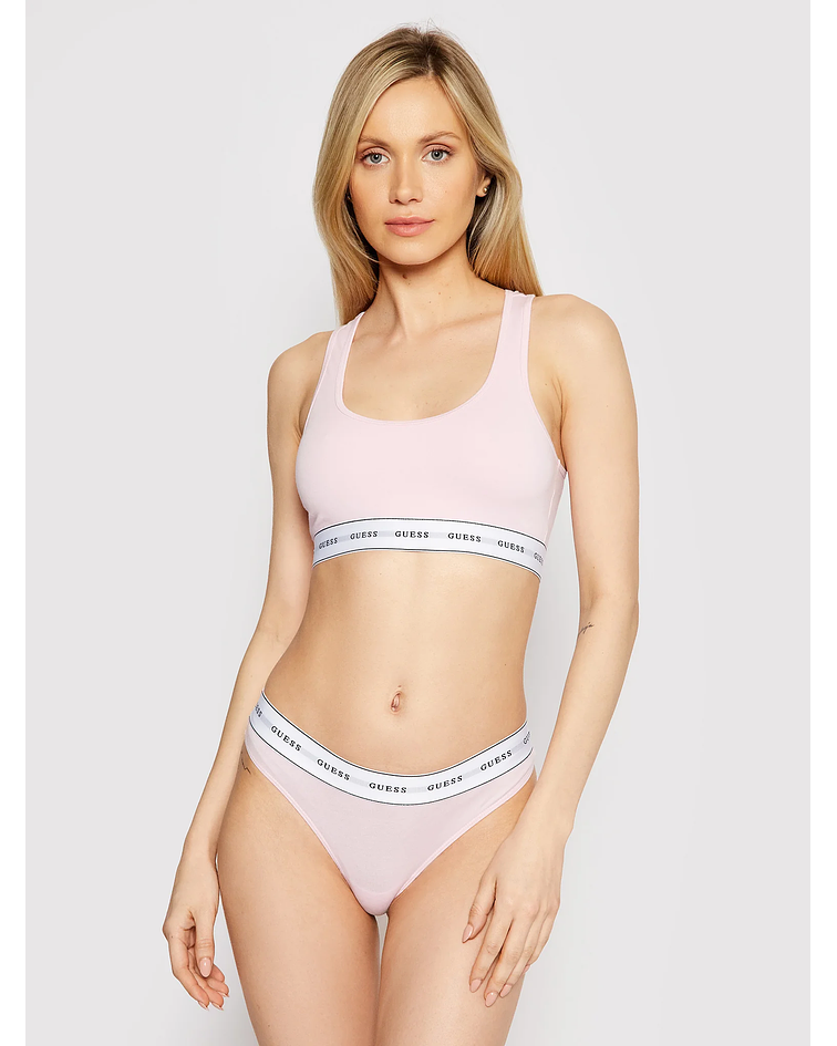 Sutiã / Top Desportivo Bralette Carrie Rosa - Guess