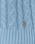 Camisola em Malha Entrançada Florence Azul - Guess