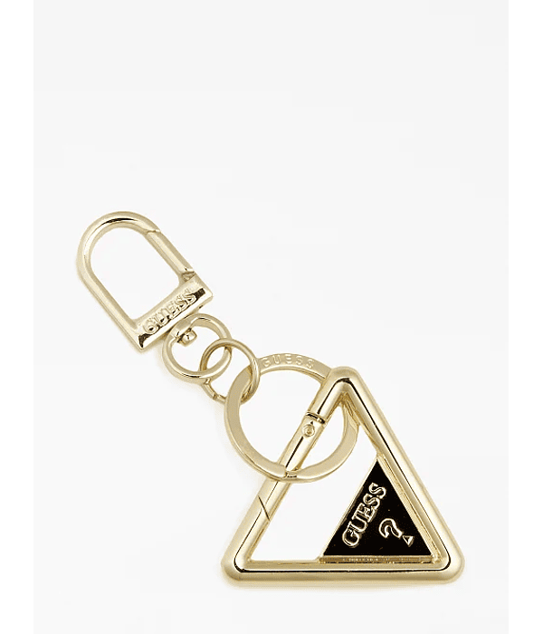 Porta-chaves Triangular Enamel Preto - Guess