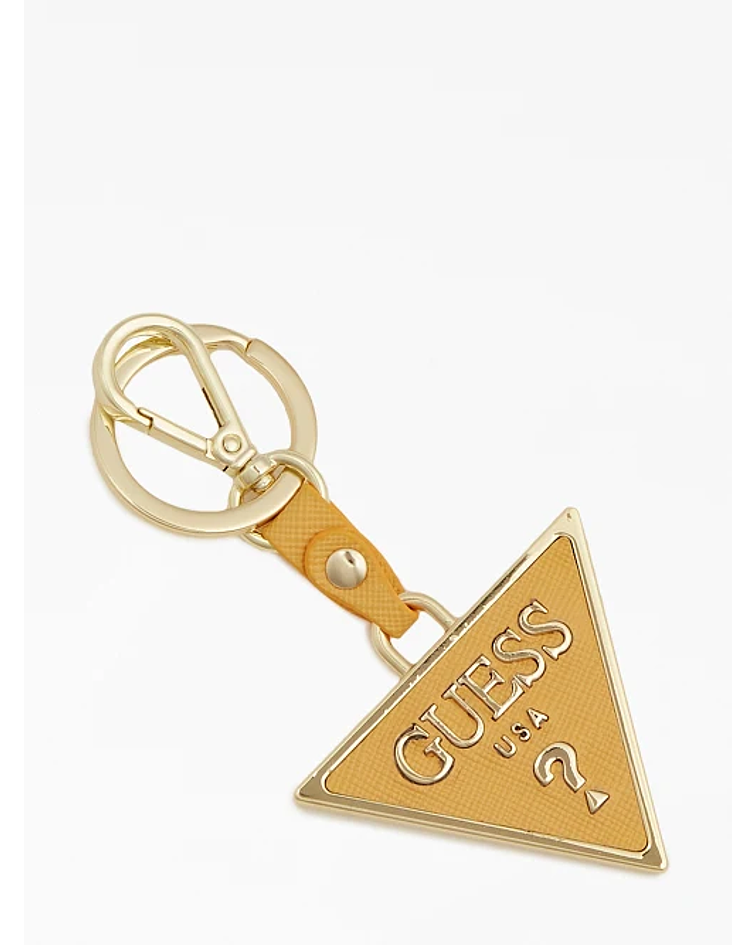 Porta-chaves Triangular Saffiano Camel - Guess