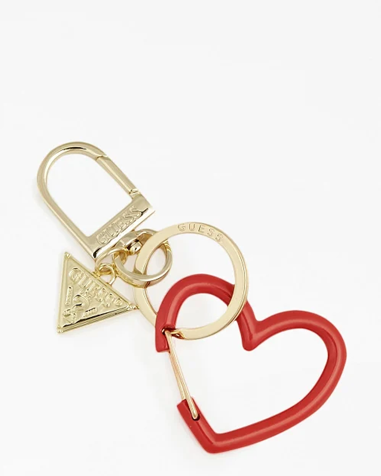 Porta-chaves com Coração Vermelho - Guess 