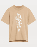 T-shirt Dorie Graphic Bege - Josh V