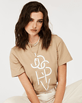 T-shirt Dorie Graphic Bege - Josh V