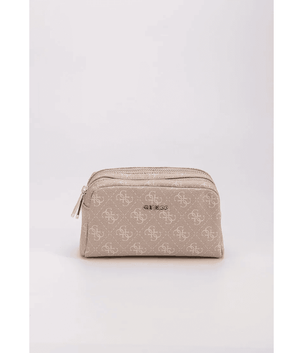 Bolsa / Necessaire 2 Fechos Logo Nude - Guess 