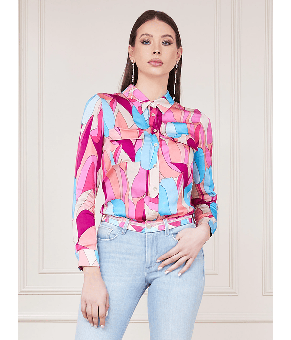 Camiseiro Bold Bloom  - Guess Marciano 