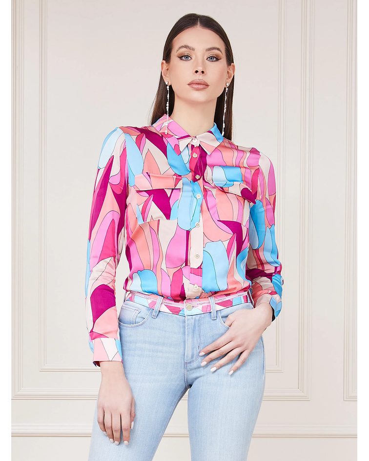 Camiseiro Bold Bloom  - Guess Marciano 