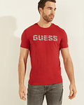 T-shirt Homem Logo Vermelho - GUESS  