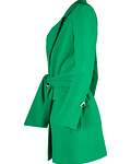 Blazer Comprido com Cinto Verde - SAHOCO