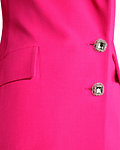 Blazer Comprido com Cinto Rosa - SAHOCO