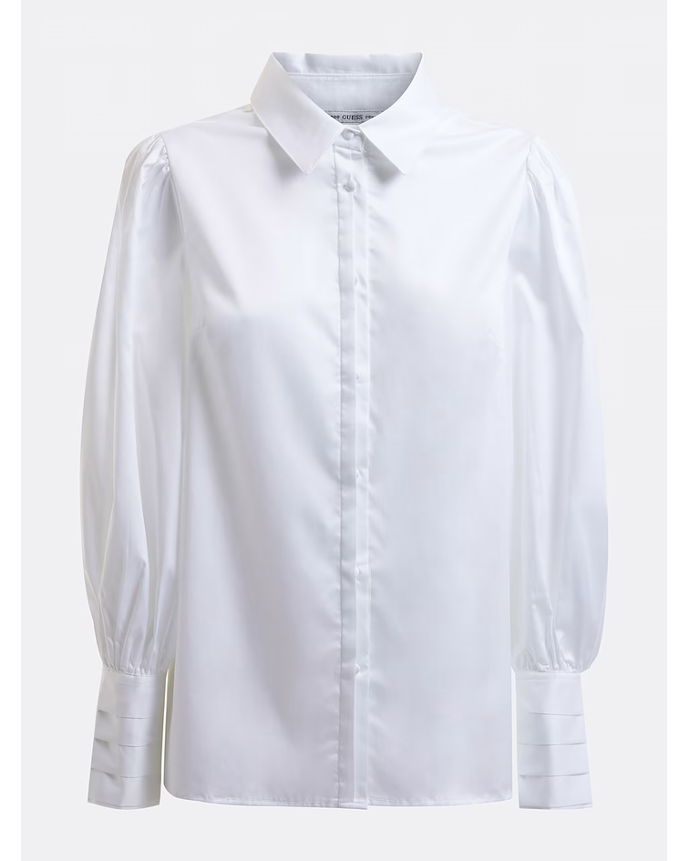 Camisa de Manga Balão Ravin Branco - Guess